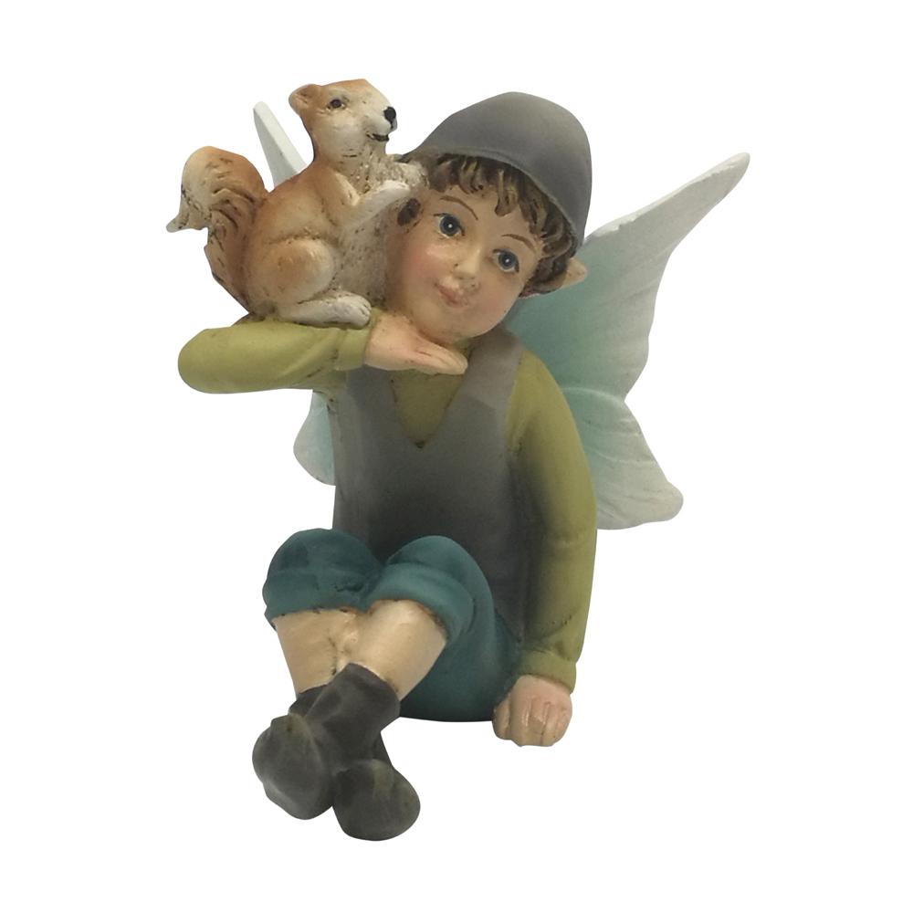 Sitting Garden Elves | Fairy Garden Elves - Australia | Earth Fairy