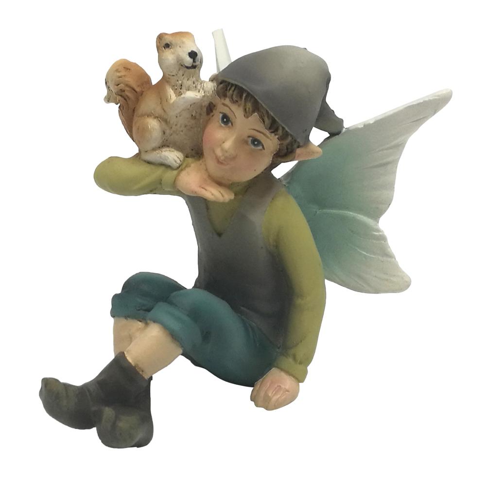 Sitting Garden Elves | Fairy Garden Elves - Australia | Earth Fairy