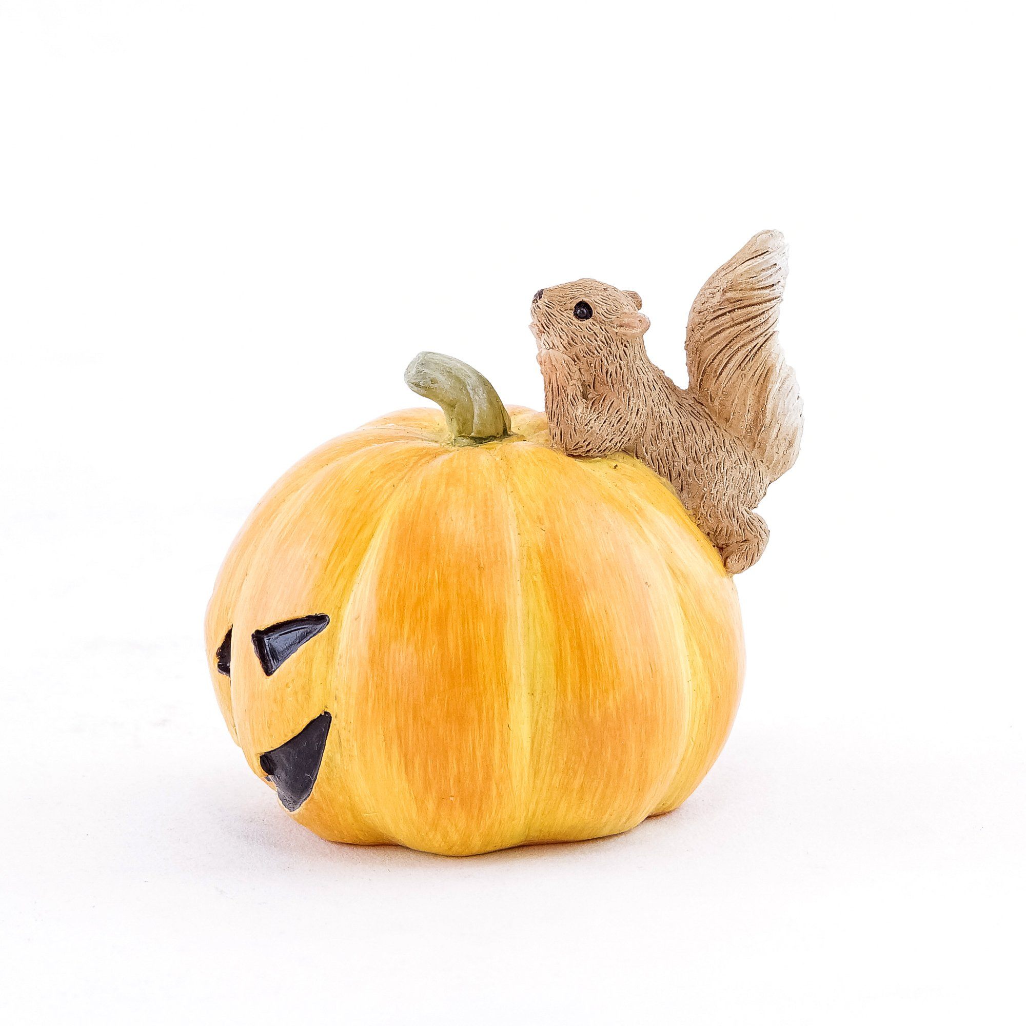 Squirrel on Jack o' Lantern | Fairy Garden Animals - Australia | Earth Fairy