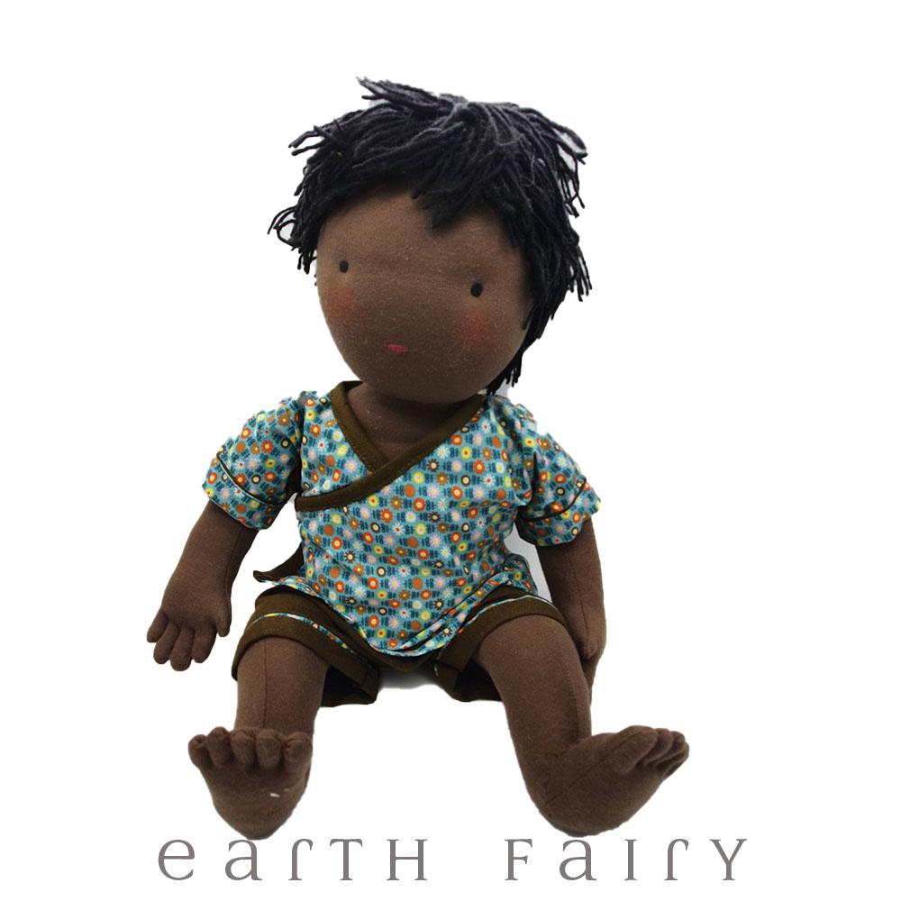 Steiner Waldorf Baby Boy Doll (45cm) Toys &amp; Play Earth Fairy 