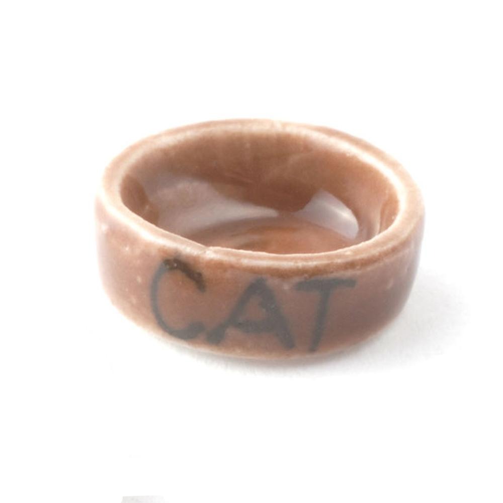 Stone Cat Bowl | Fairy Garden Animals &amp; Miniatures | Earth Fairy