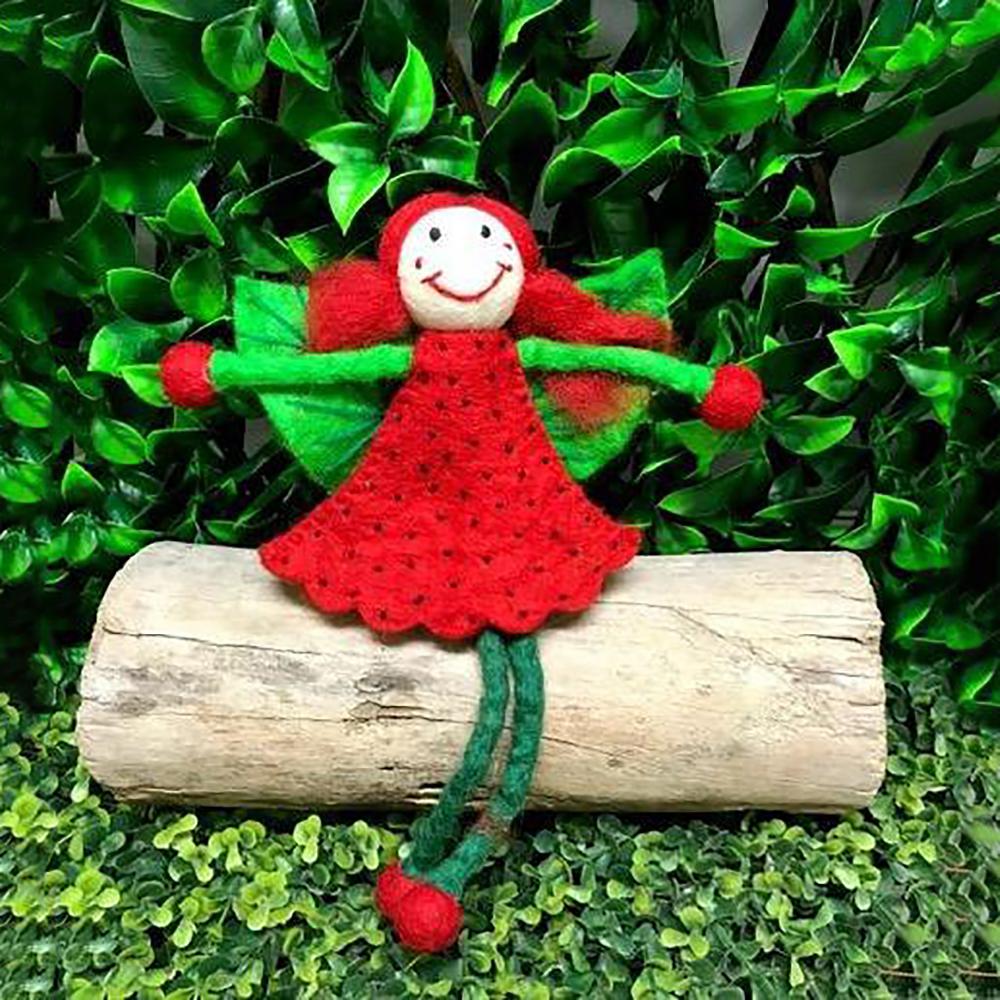 Felt Strawberry Faery