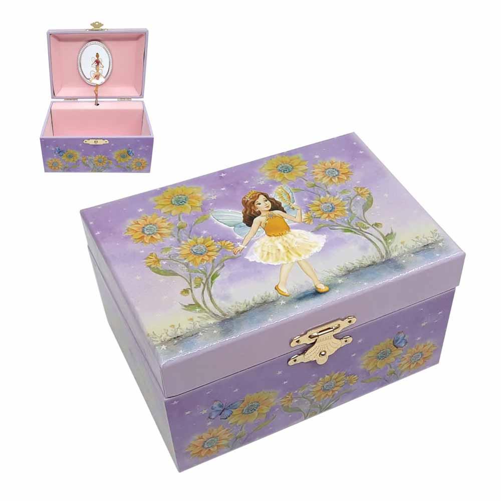 Sunflower Fairy Jewellery Box by Earth Fairy