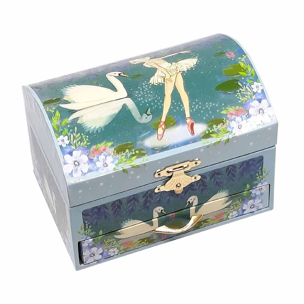 Swan Lake Ballerina Jewellery Box Fairy Garden Accessories Earth Fairy 