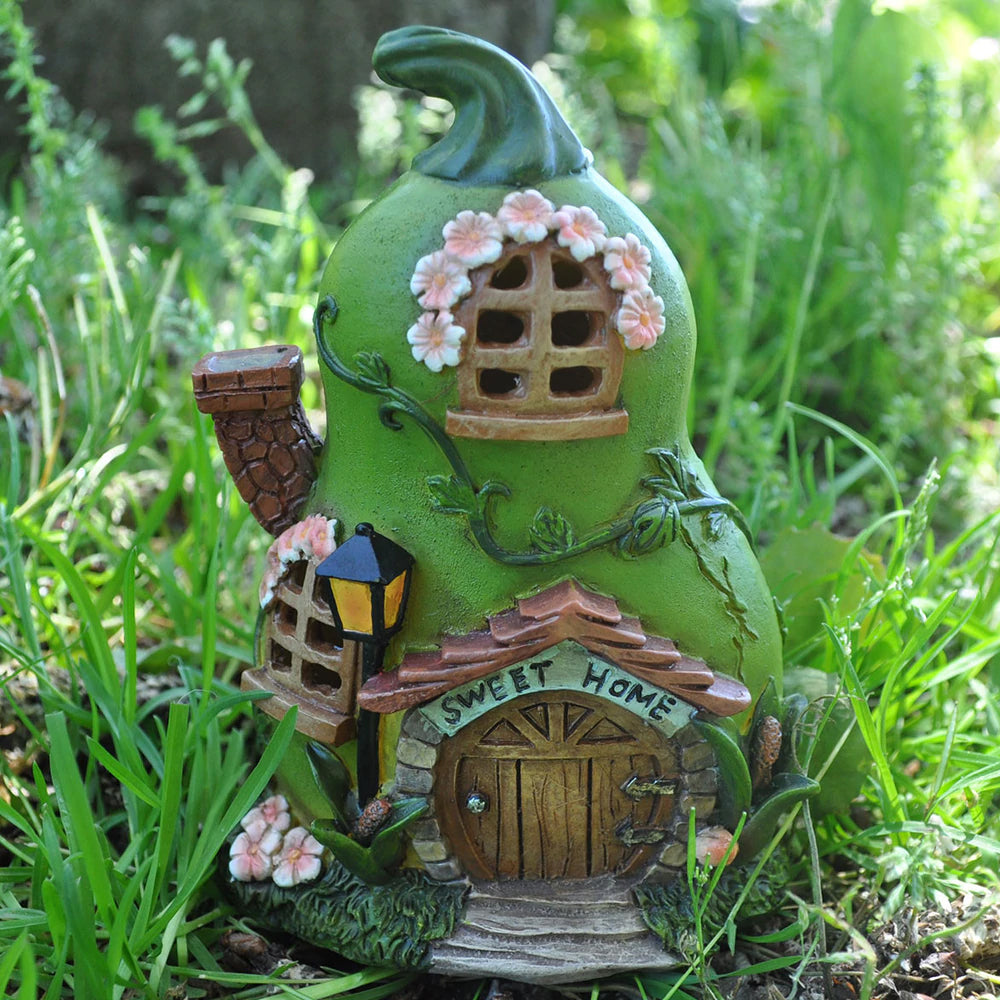 "Sweet Home" Pear Fairy House - Mini