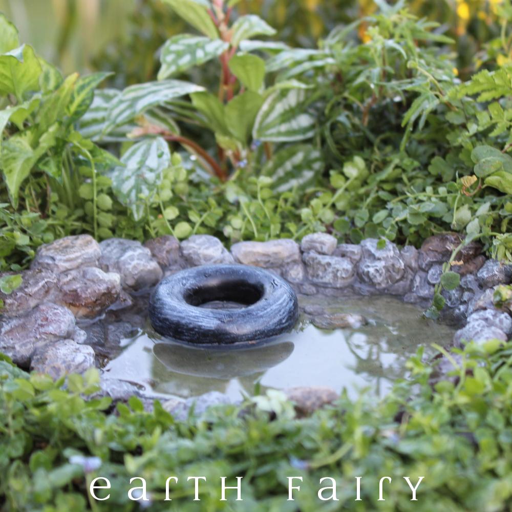 Swimming Hole with Tyre, from the Fairy Garden Landscaping Collection by Earth Fairy