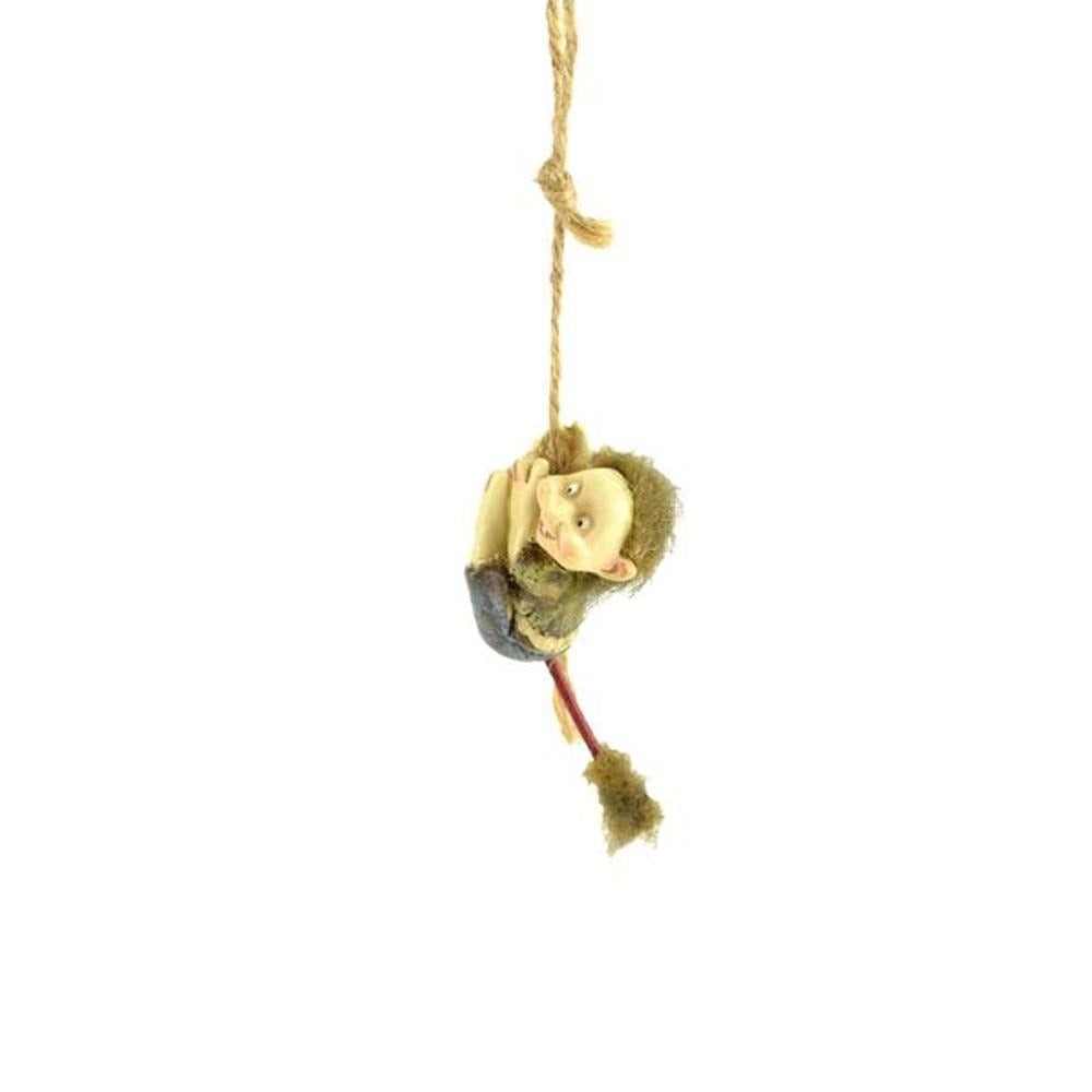 Swinging Troll from The Miniature Fairy Garden Troll Collection by Earth Fairy