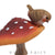 Triple Mushroom with Birds, from The Miniature Fairy Garden Bird Collection from Earth Fairy