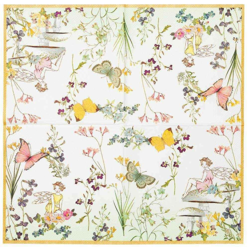 Close Up View of Truly Fairy Napkins - Fairy Themed Party Decorations