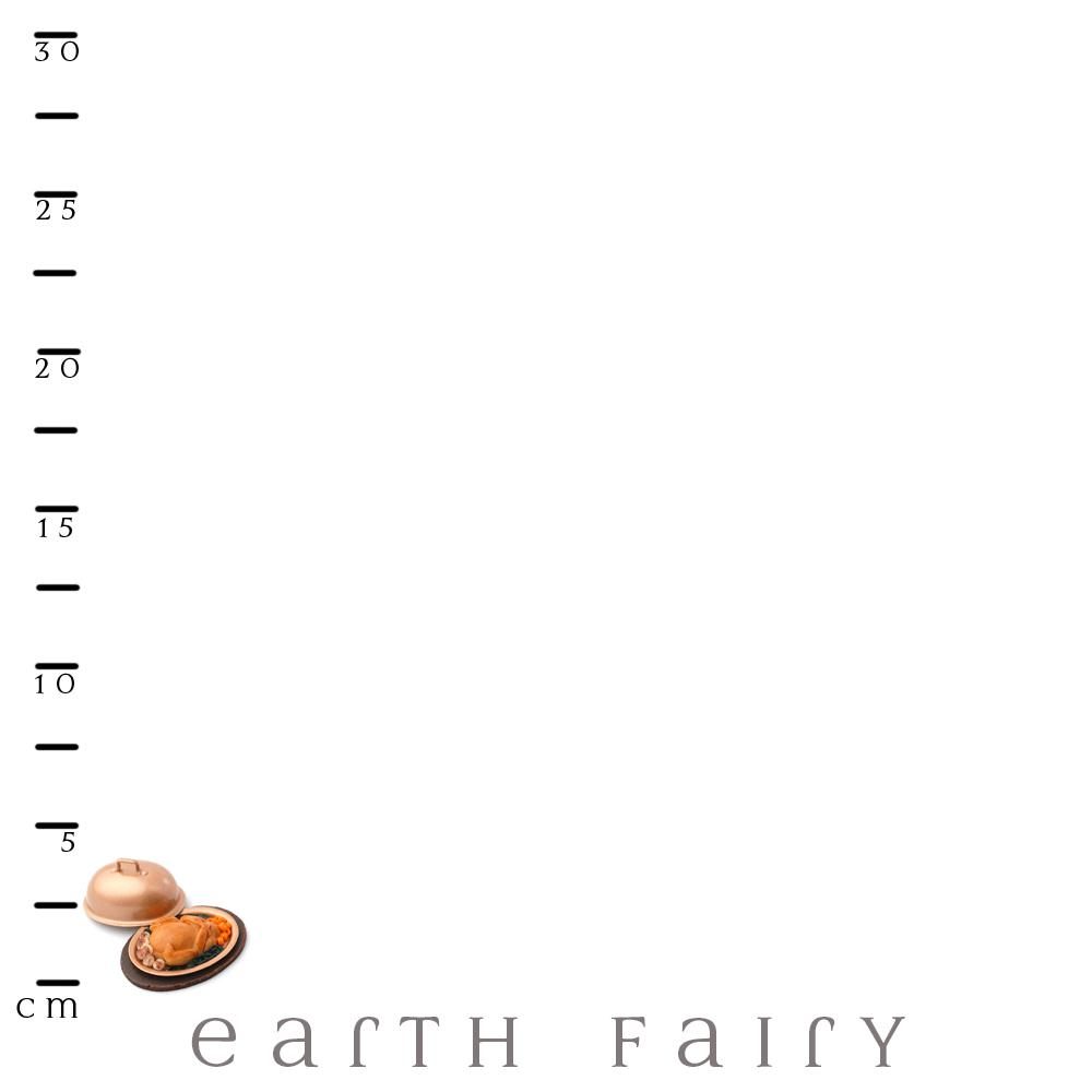 Turkey on a Platter with Canopy | Fairy Garden Miniatures | Earth Fairy 