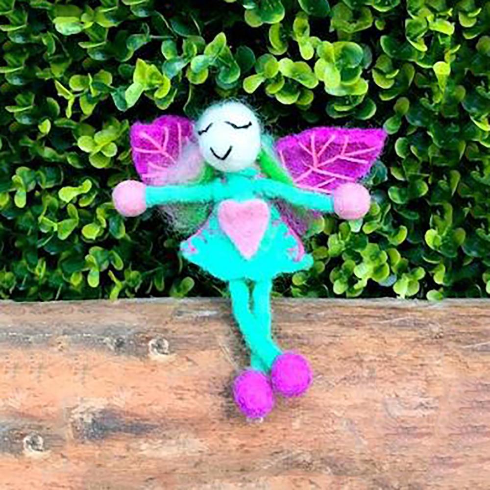 Unicorn Faery - Small | Hand Felted Toys - Australia | Earth Fairy