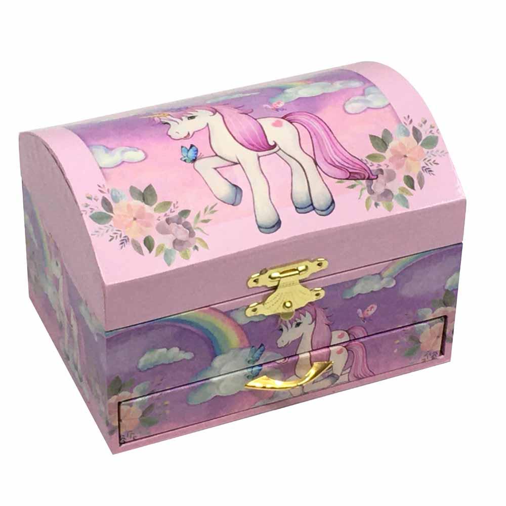 Unicorn Jewellery Box with Domed Lid Fairy Garden Accessories Earth Fairy 