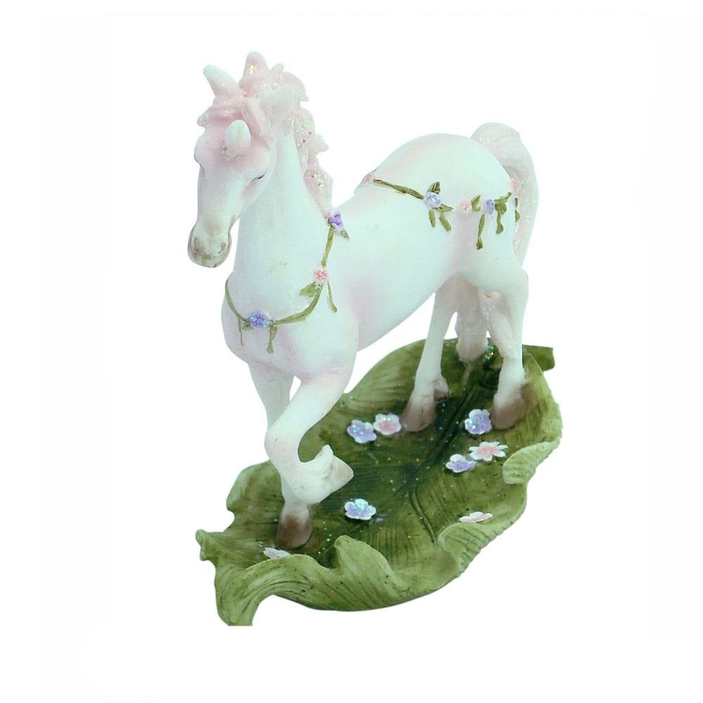 Unicorn Prancing on a Leaf Unicorns Earth Fairy 