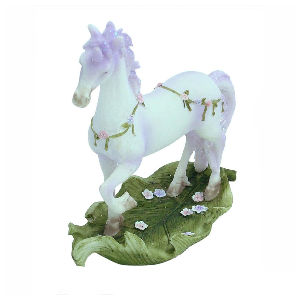 Unicorn Prancing on a Leaf Unicorns Earth Fairy 