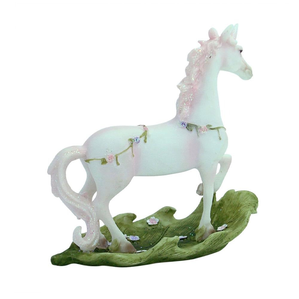 Unicorn Prancing on a Leaf Unicorns Earth Fairy 
