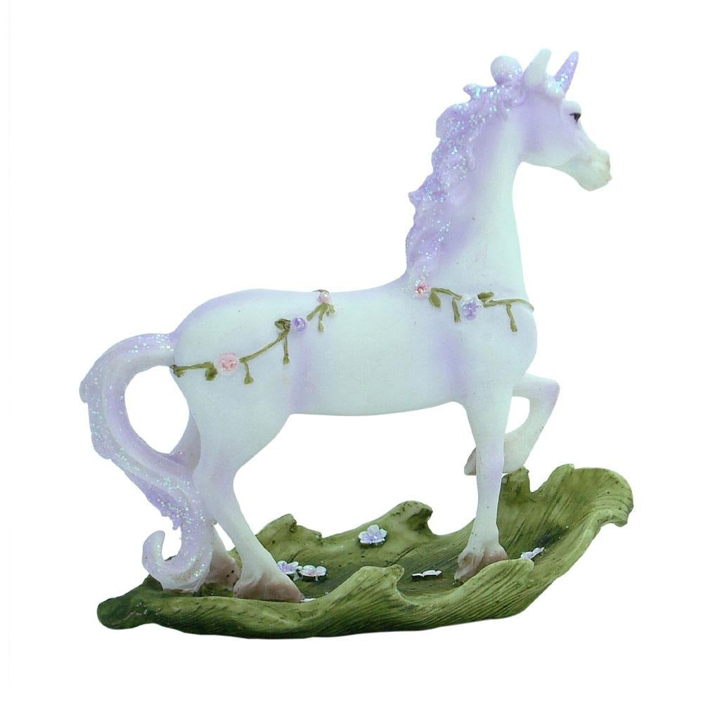 Unicorn Prancing on a Leaf Unicorns Earth Fairy 