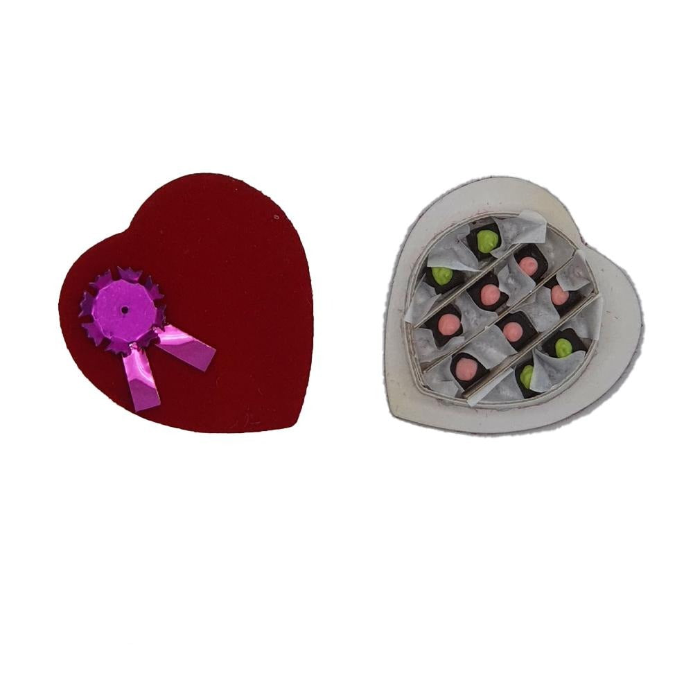 Valentine Heart Shaped Chocolates Fairy Garden Accessories Earth Fairy 
