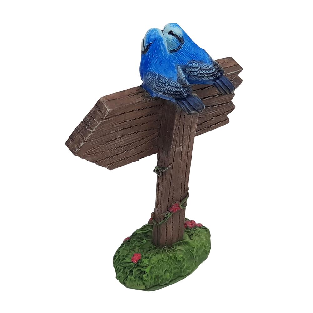 Welcome Sign with Bluebirds Fairy Garden Signs Earth Fairy 
