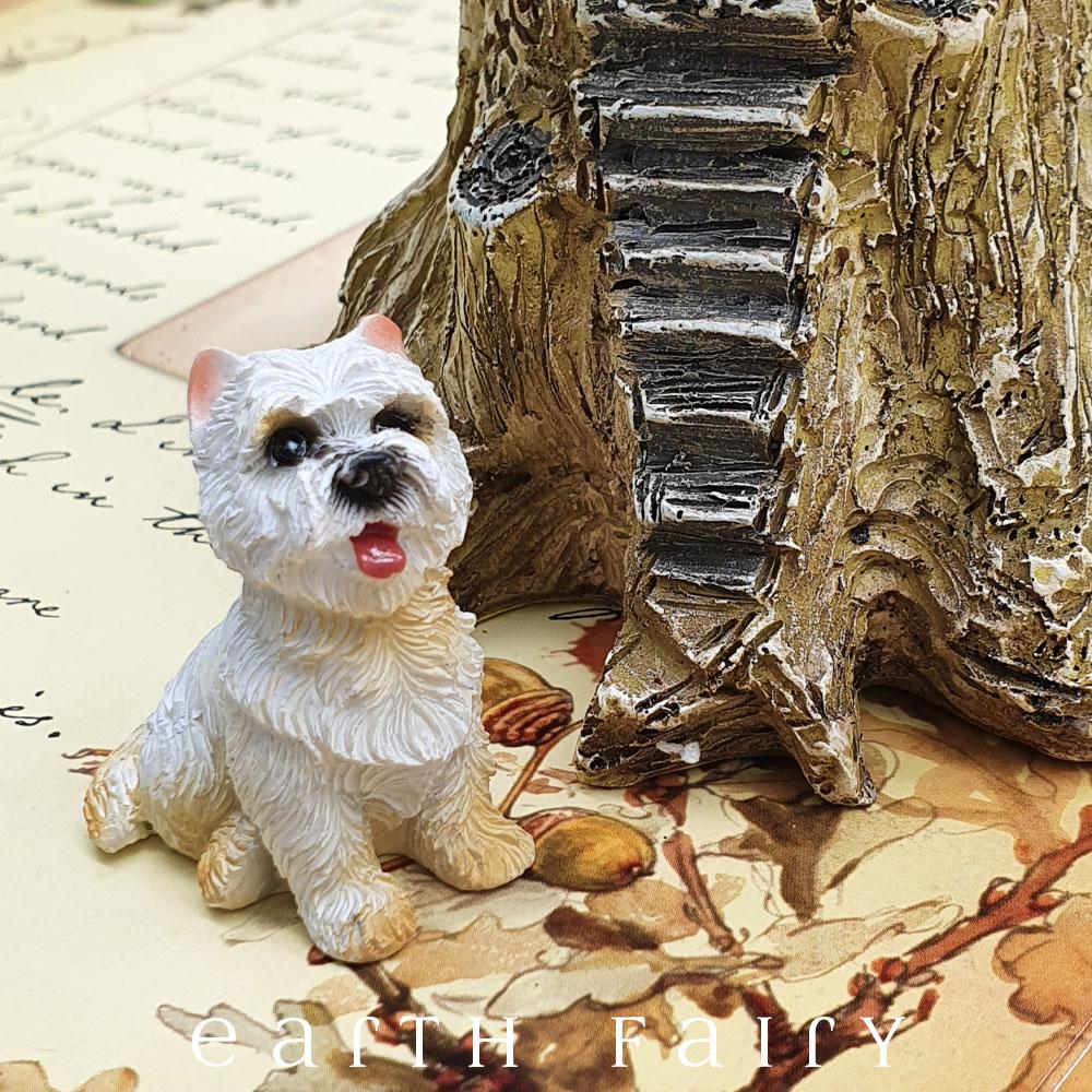 Westie - Sitting | Fairy Gardens - Australia | Earth Fairy