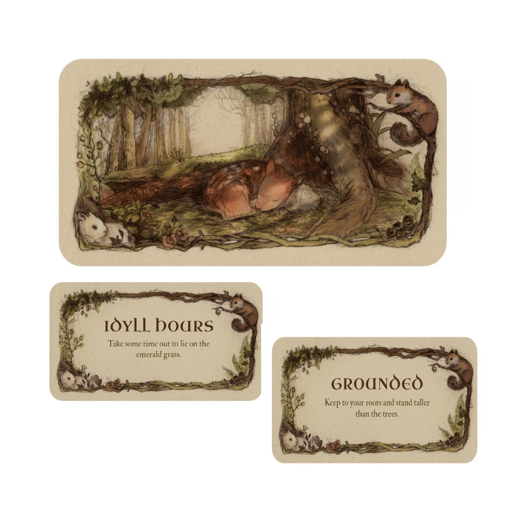 Whispering Woods - Mini Inspiration Cards Fairy, Oracle & Tarot Cards Earth Fairy 