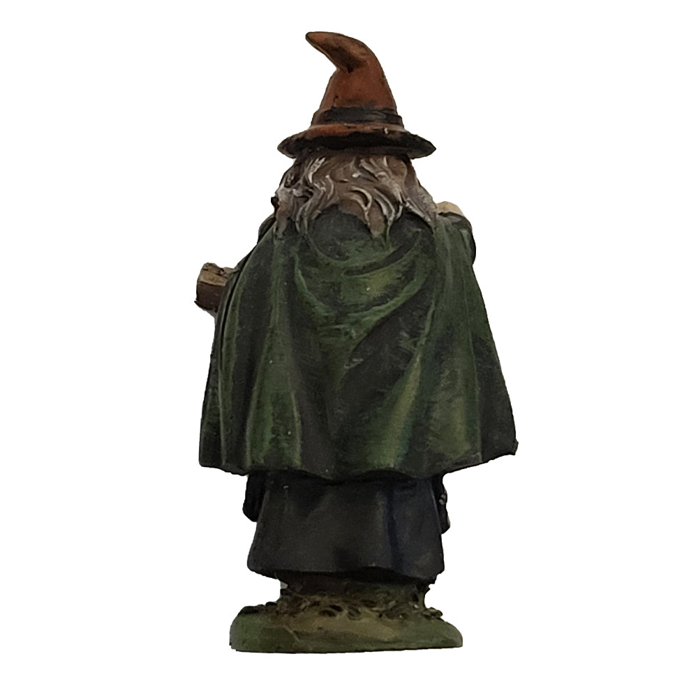 Miniature Witch with Lantern Figurine