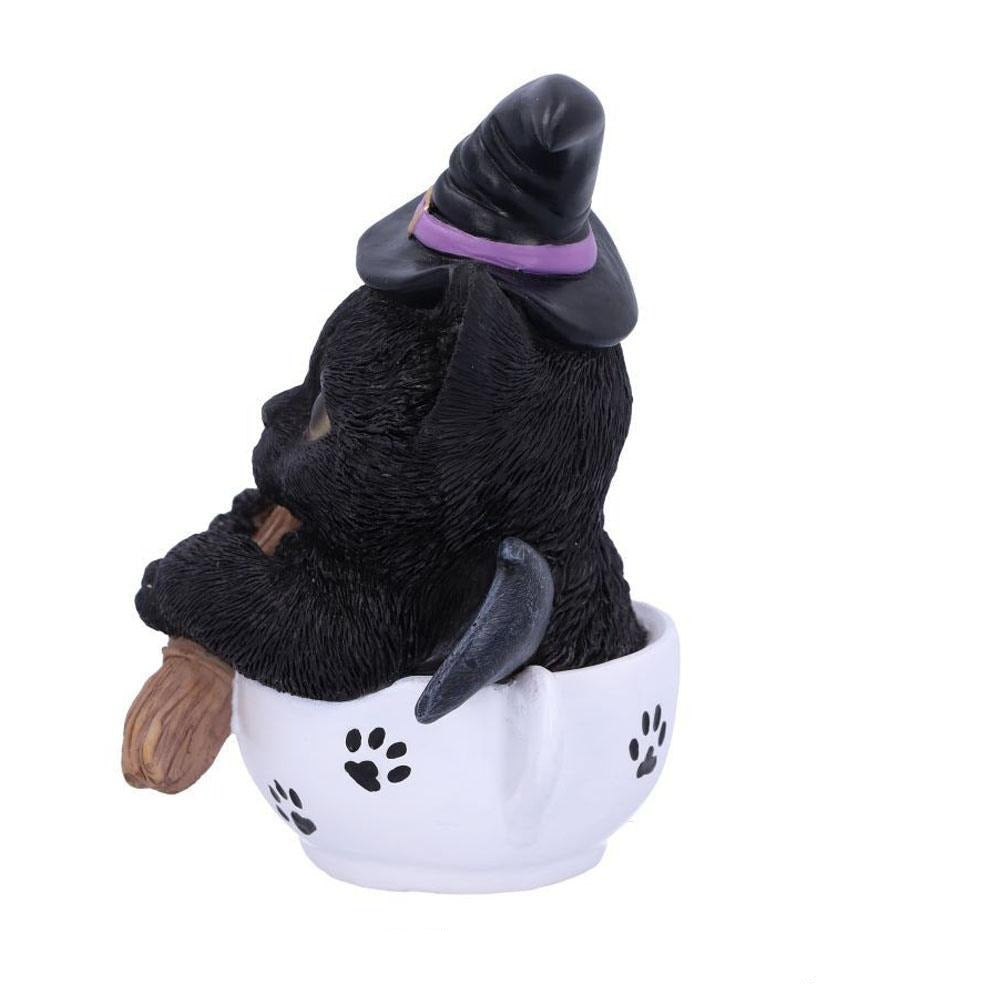 Witchy Kitten in a Teacup Statues &amp; Ornaments Earth Fairy 