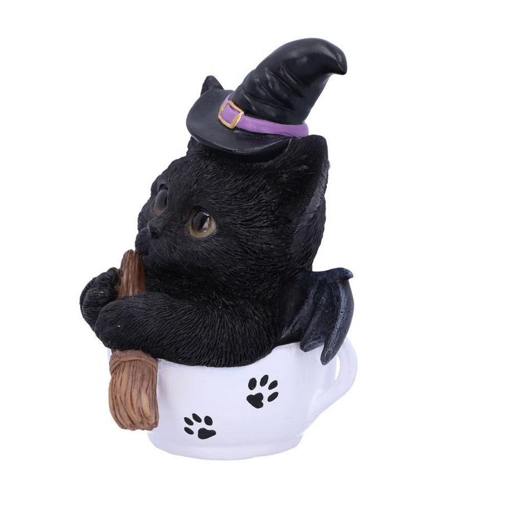 Witchy Kitten in a Teacup Statues &amp; Ornaments Earth Fairy 
