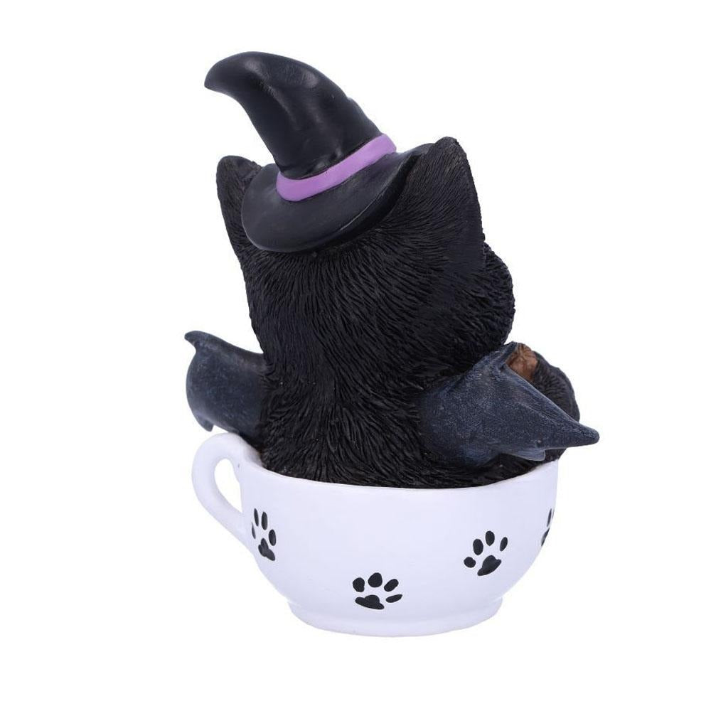 Witchy Kitten in a Teacup Statues &amp; Ornaments Earth Fairy 