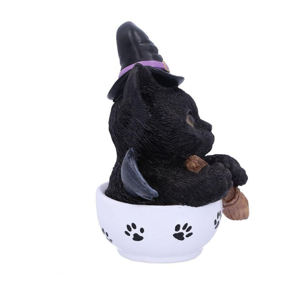 Witchy Kitten in a Teacup Statues &amp; Ornaments Earth Fairy 