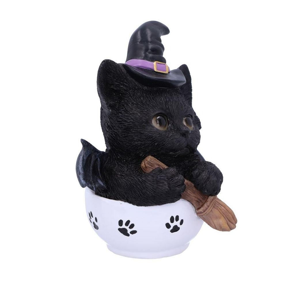 Witchy Kitten in a Teacup Statues &amp; Ornaments Earth Fairy 