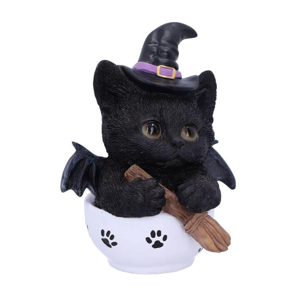 Witchy Kitten in a Teacup Statues &amp; Ornaments Earth Fairy 