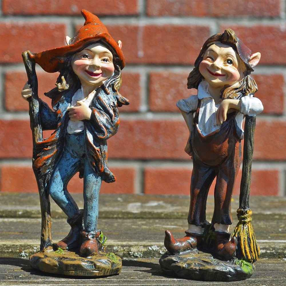 Miniature Working Elves - Set of 2 Figurines